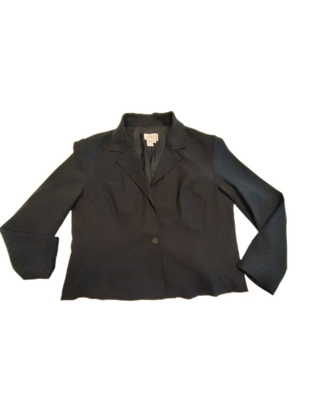 Apart Impressions Black Open 1 Button Size 16W Long Sleeve Vintage